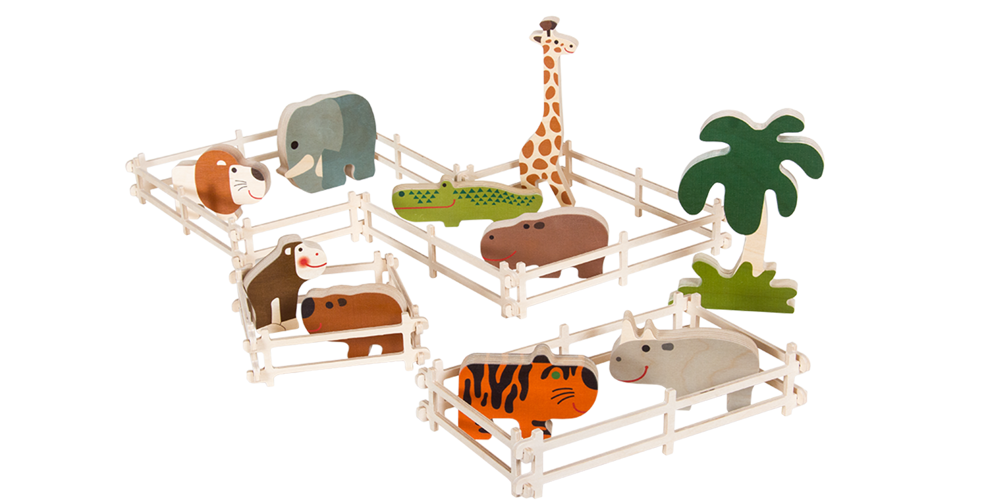 Dřevěná zvířátka